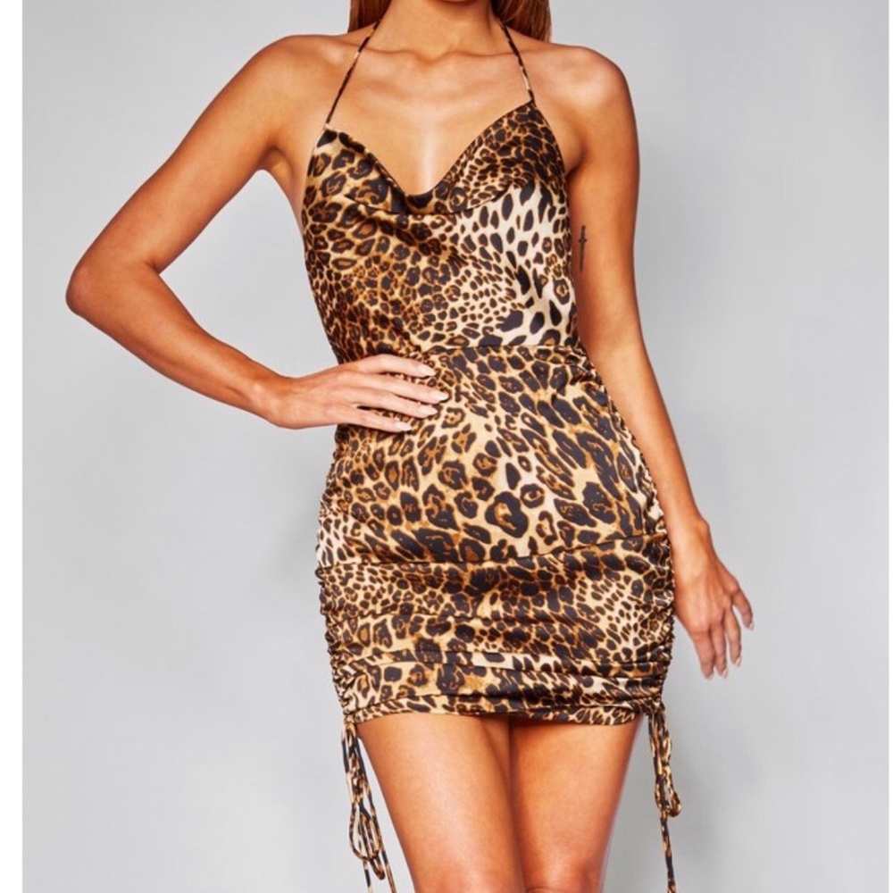 Meshki Leopard Print dress